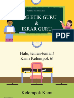 Ke Pgri-An Kode Etik & Ikrar Guru Kel 6