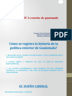 Política Exterior de Guatemala