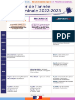 Calendrier de L Ann e de Terminale 2022 2023 118120