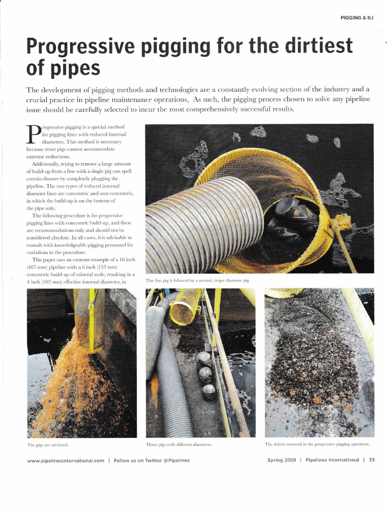 Progressive Pigging For The Dirtiest of Pipes PDF