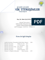 Mekanik Titresimler Dersi 1