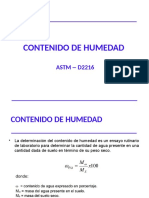 SEMANA 02 Humedad, Peso Volumétrico y Gravedad Específica