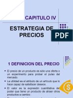 Capitulo IV Estrategia de Precios