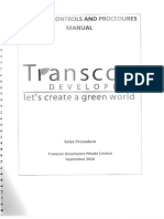 Transcon Sales SOP
