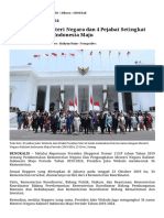 Infografik 34 Menteri Negara Dan 4 Pejabat Setingkat Menteri Kabinet Indonesia Maju