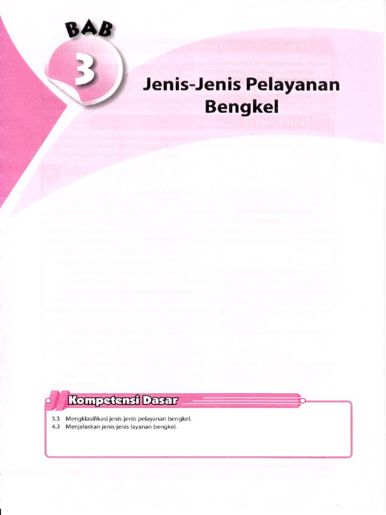 BAB 3 Pengelolaan Bengkel Sepeda Motor | PDF