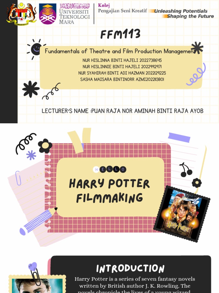 Harry Potter Film Production Insights | PDF | Harry Potter | Fantasy