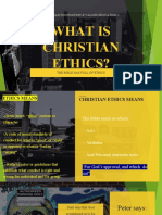 What Is Christian Ethics?: Christian Foundation & Values Education 2