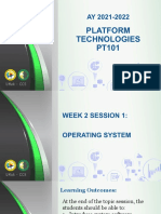 PT101 Week 2 Operating System