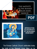 Nativity of The Blessed Virgin Mary