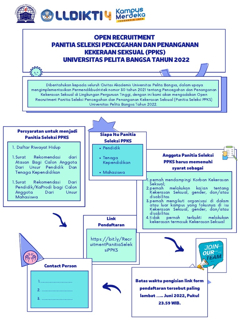 Rekrutmen Panitia PPKS 2022 | PDF