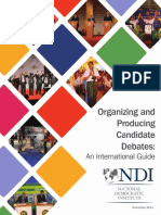Organizing and Producing Candidate Debates-An NDI International Guide