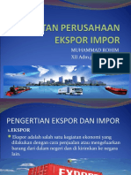Kegiatan Perusahaan Ekspor Impor