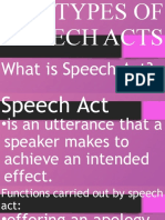 Types of Speech Acts