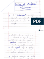 Classification of Analytical Techniques