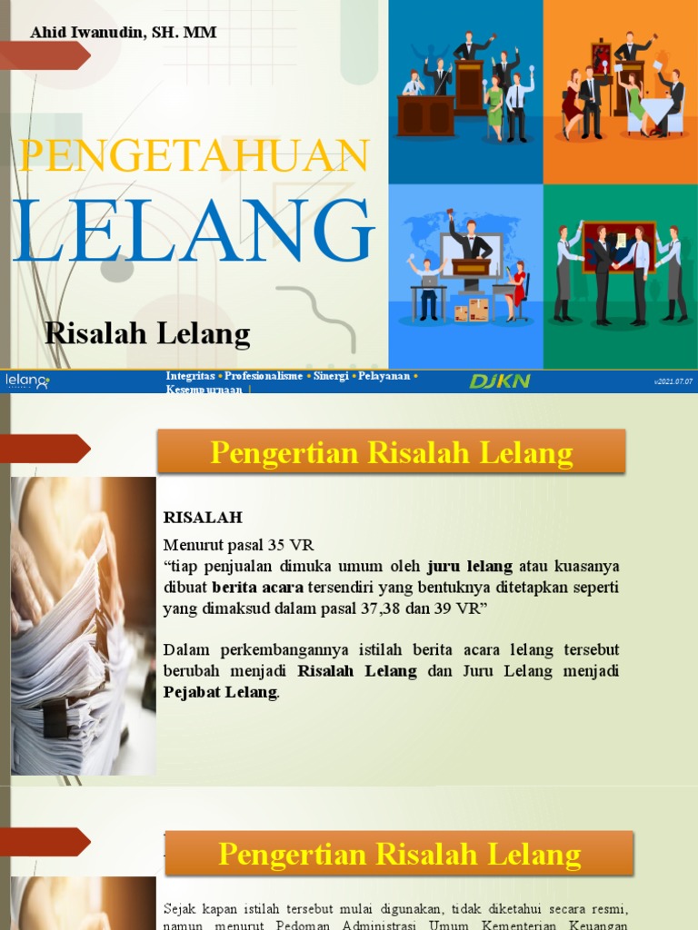 Pengertian dan Fungsi Risalah Lelang | PDF