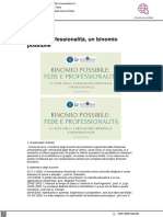 Fede e professionalità, un binomio possibile - Vivere Urbino.it, 28 ottobre 2022