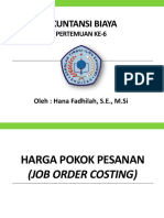 Pertemuan Ke-6 (Harga Pokok Pesanan)