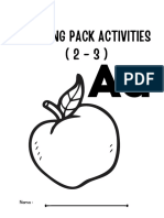 Learning pack activities A a 2-3 th