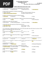 Data Structure and Algorithms