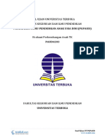 Soal Ujian UT PGPAUD PAUD4203 Evaluasi