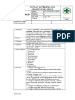 SOP Asuhan Keperawatan Diabetes Melitus