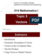 FHMM1014 Topic 5 Vectors Student