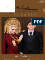 Frillakamila Wedding Gallery - Pricelist