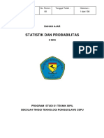 Bahan Ajar - Statistik Dan Probabilitas - S1 Tsipil - STTR Cepu