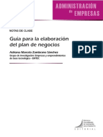 Guía para La Elaboración de Plan de Negocio OK