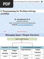 M2 Input-Output Operations