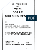 Passive Solar Design Basic Principals 1978