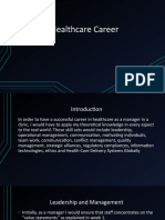 Future Healthcare Career