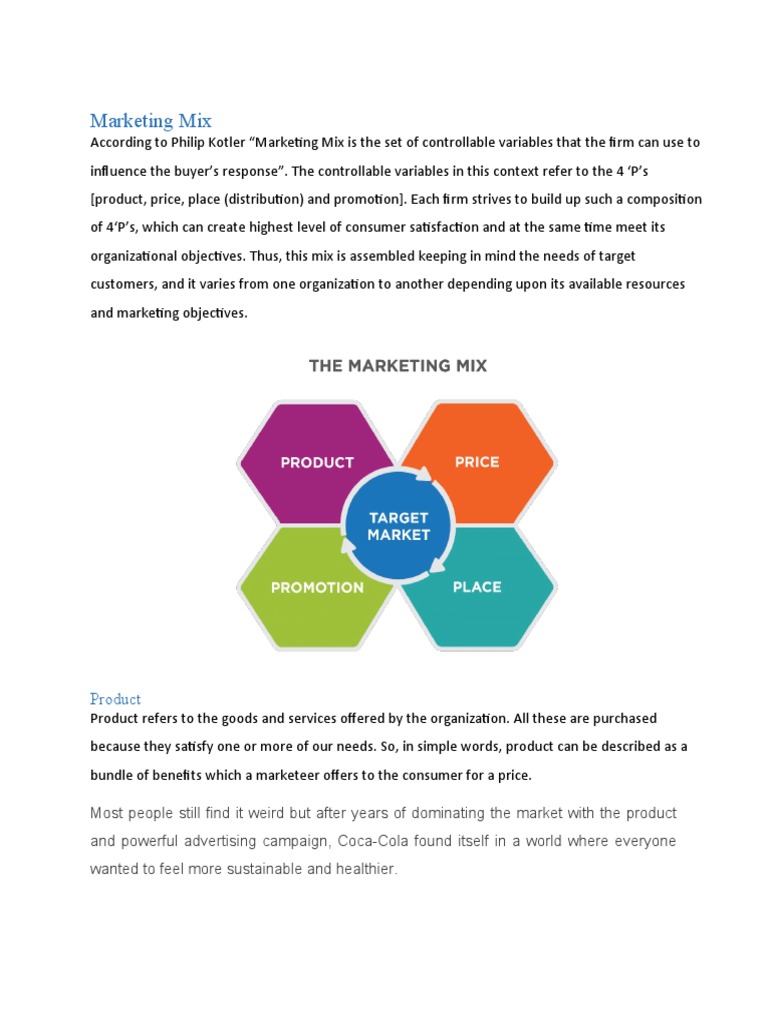 Marketing Mix Pdf Marketing Retail