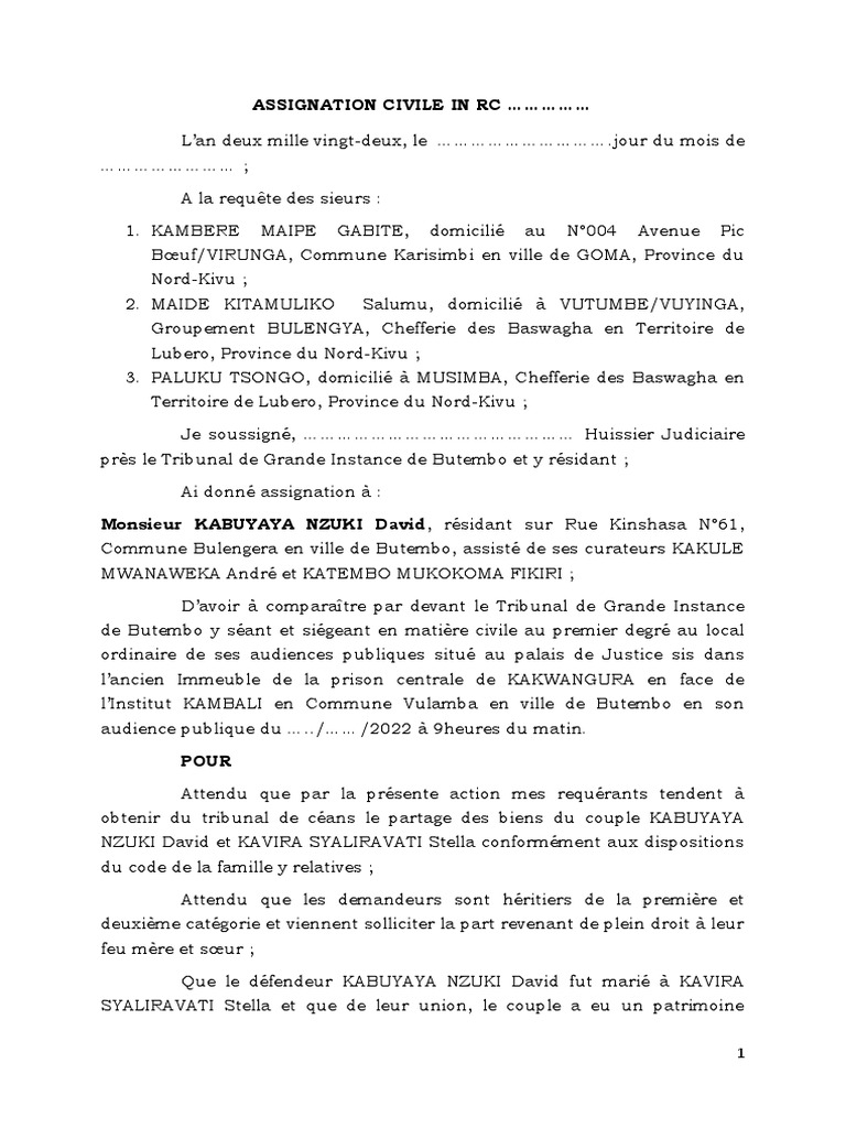 Assignation gabite pdf gouvernement justice