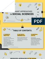 Dominant Approaches in The Ss Grade 11 Humss