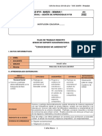 5 Años - Actividad Del Dia 16 de Marzo