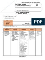 5 Años - Actividad Del 25 de Octubre