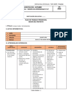 5 Años - Actividad Del 27 de Octubre