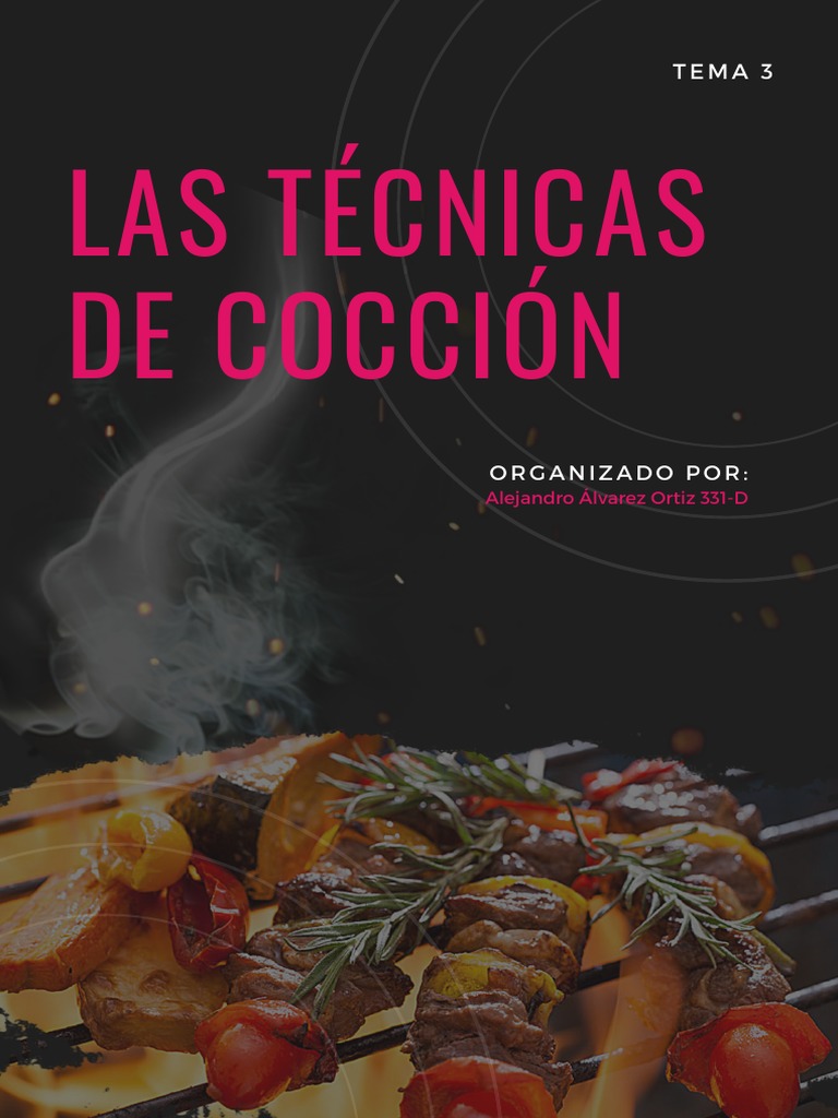 Tema 3 Las Técnicas de Cocción | PDF | Cocinando | Hirviendo