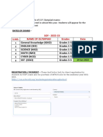 SOF REGISTRATION GRADE 1 To 5 - 2022 - 23