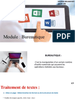 Traitement de Texte - Bureautique