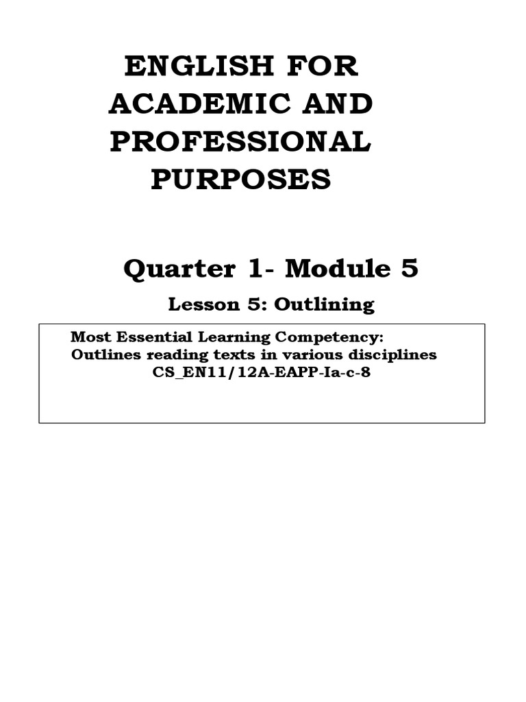 Outlining Techniques for Academic Writing | PDF | Tooth