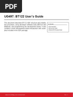 UG497 BT122 Users Guide