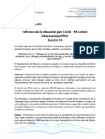 Boletín #5, 20 de Abril