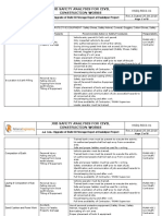 Job Safety Analysis for Upgrading Bulk Oil Storage Depot