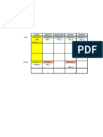 Horario Simulacro Agosto