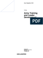 Army Training and Leader Development: Unclassified