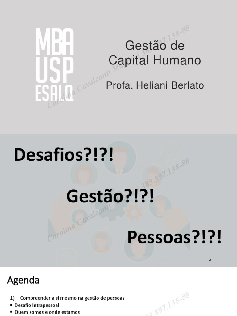 Aula 01 - Slides Gestao de Capital Humano | PDF | Gestão de recursos