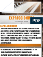 Expressionism Music10 - Q1-Lesson2